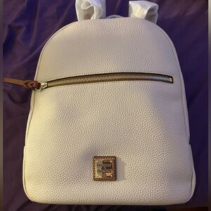 Dooney & Bourke Ivory Textured Backpack